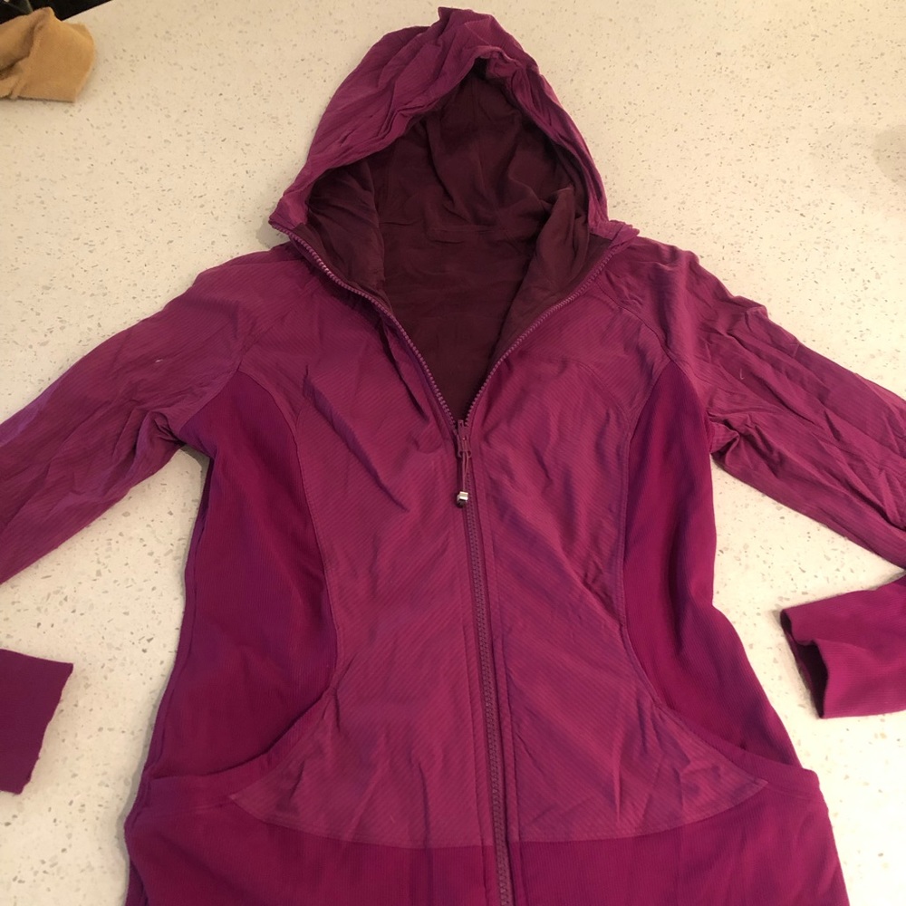 Lululemon Sz 6 reversible jacket with hood